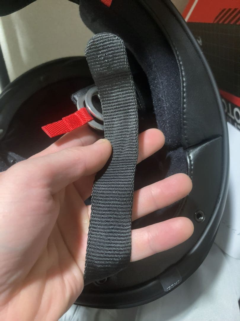 未使用SHOEI EX ZERO Mサイズ パーソナルフィッティング付 ボタン無