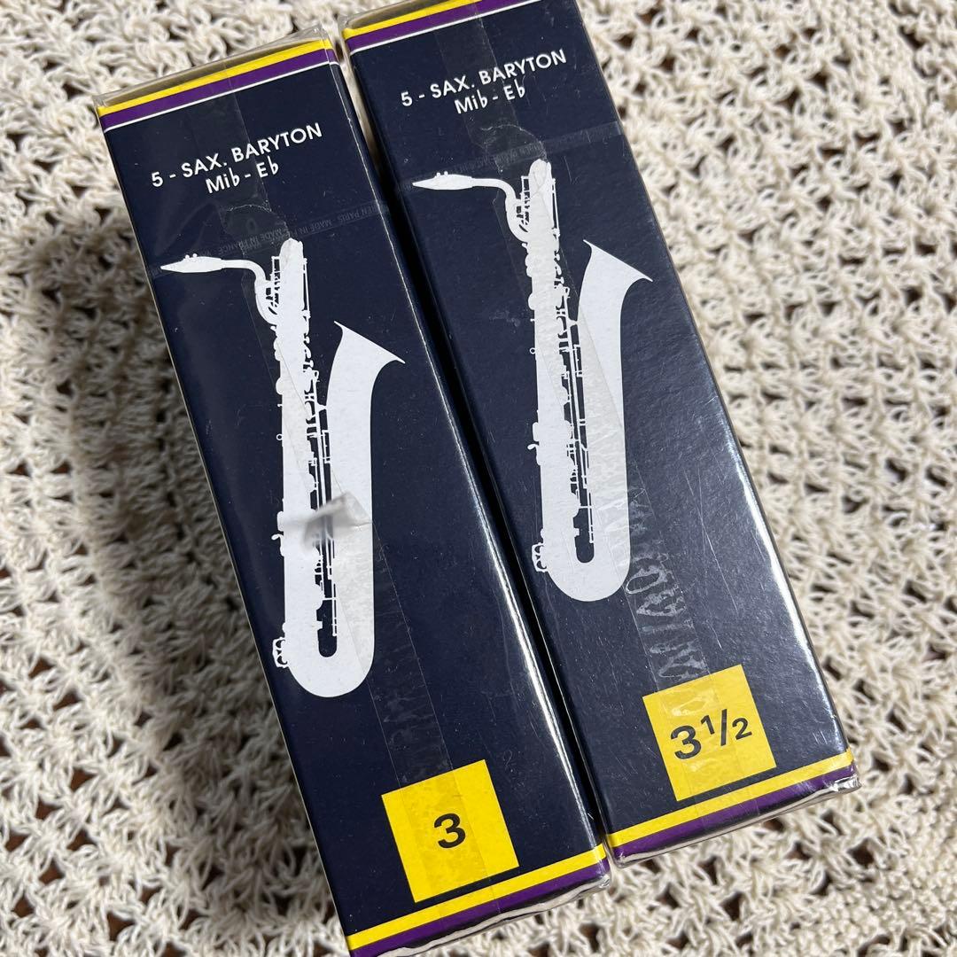 【新品・未使用品】Vandoren バリトンサックスリード 5点セット