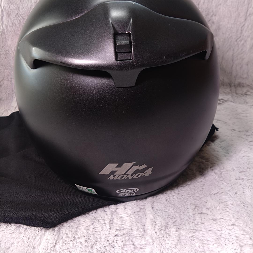 Arai フルフェイスヘルメット MONO4 日本製 M2015　黒　57-58