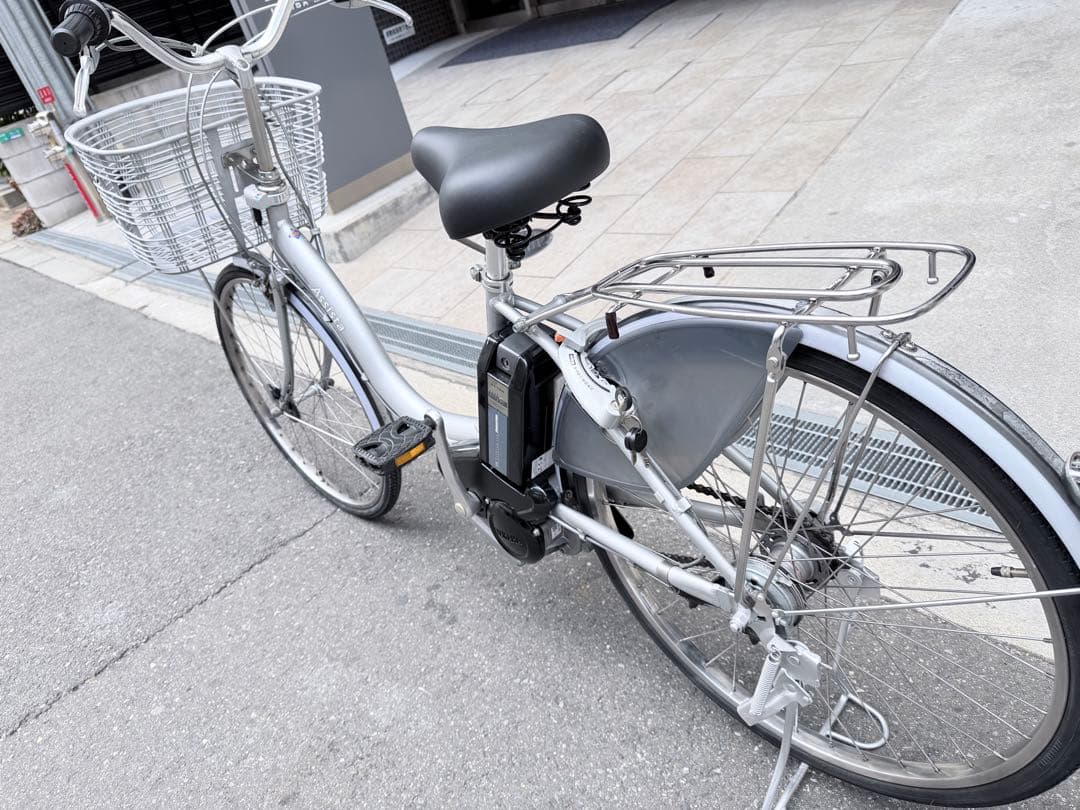 大阪府　ブリヂストン　シルバー 電動アシスト自転車 アシスト自転車
