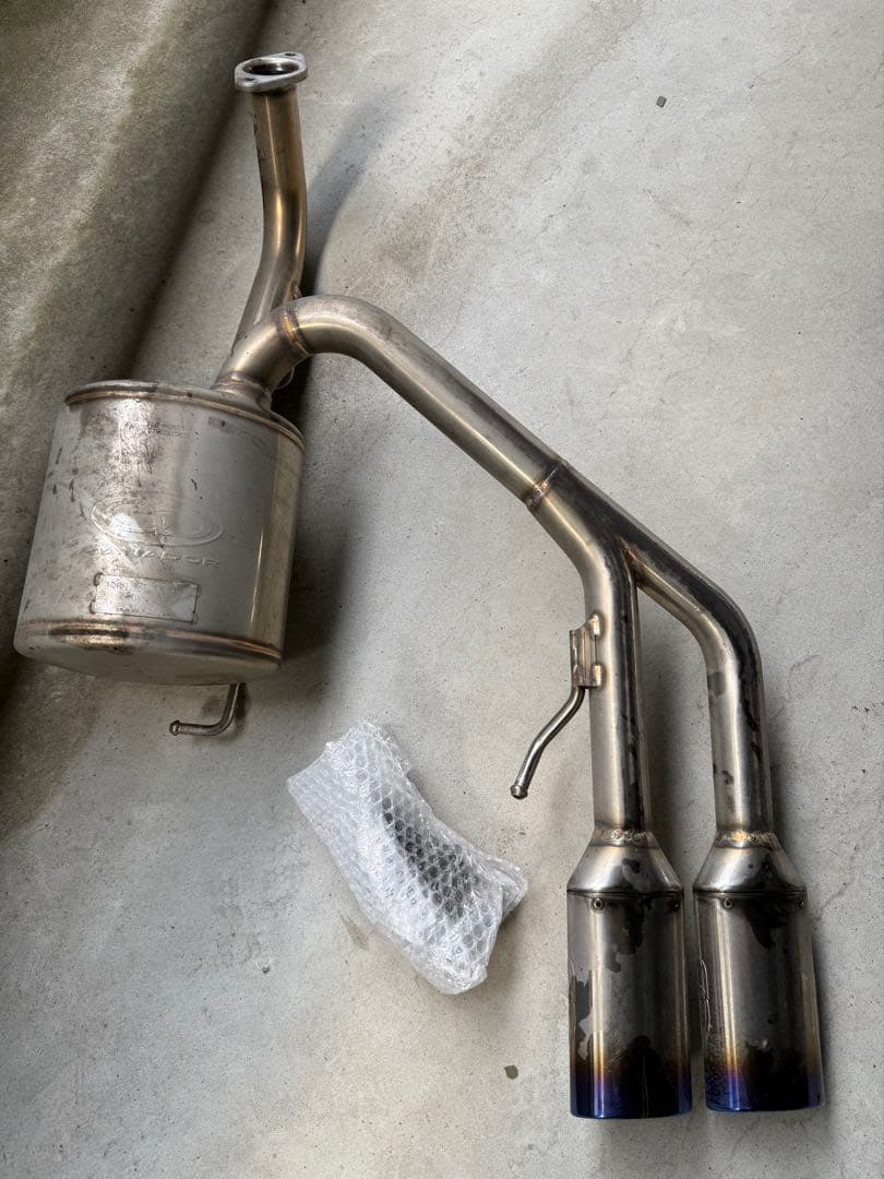 GANADOR ガナドール アクア NHP10 リアマフラー PAE042GST