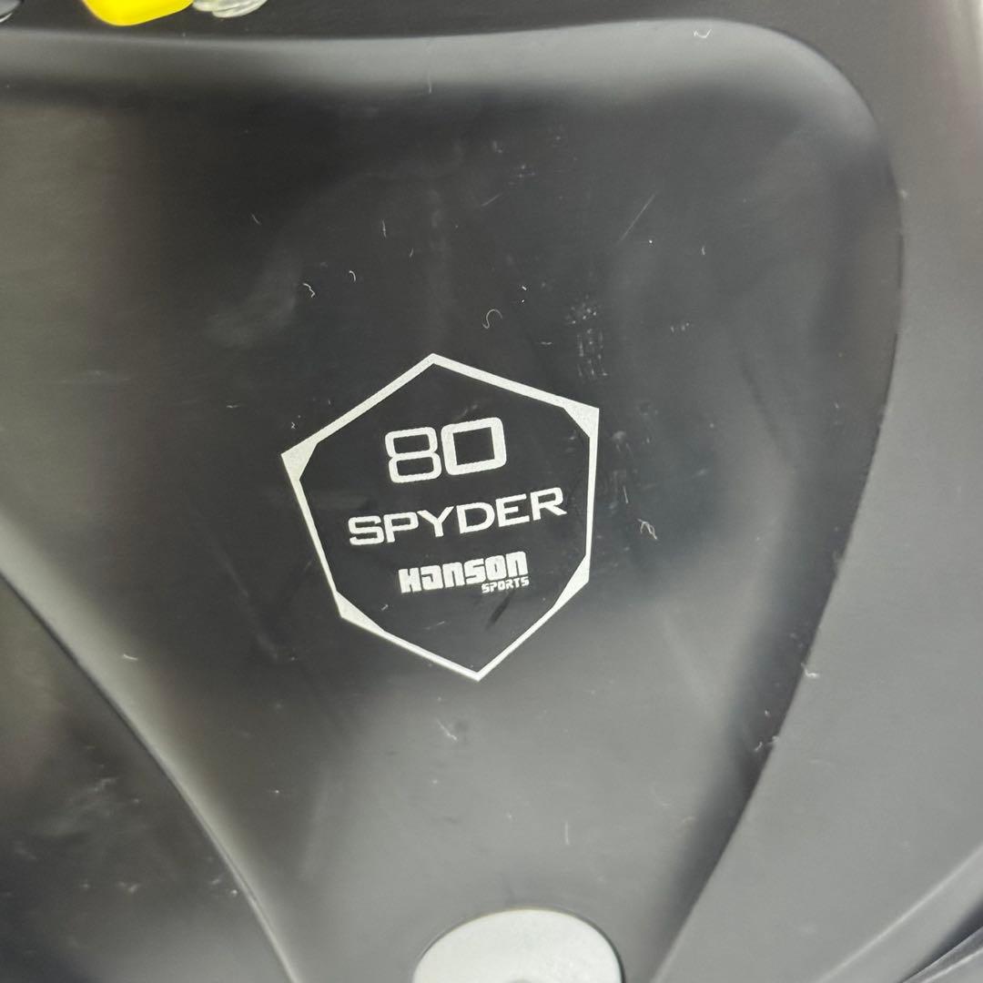 27-27.5cmHanson Spyder 80 スキー靴 ブラック/イエロー