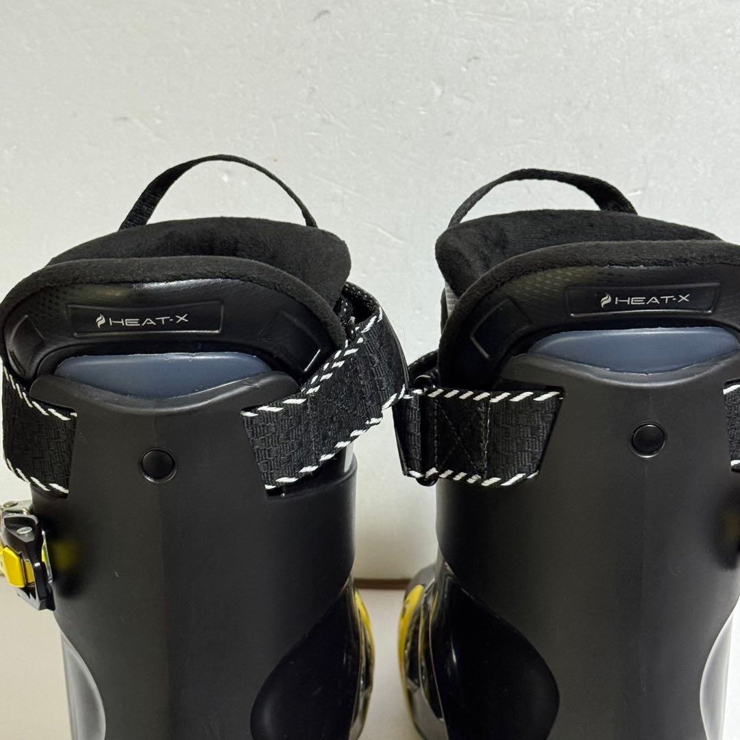 27-27.5cmHanson Spyder 80 スキー靴 ブラック/イエロー