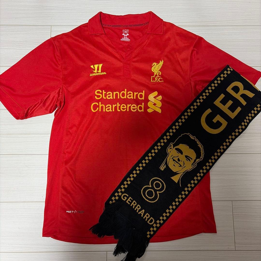 リバプール GERRARD 8番 ユニフォーム　マフラー