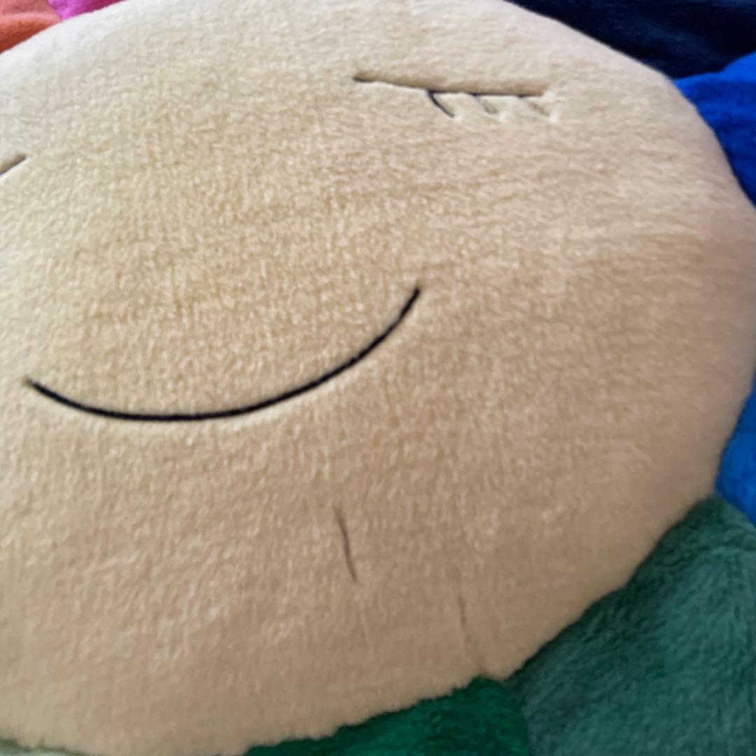 極希少！村上隆 お花クッション 大 1m レインボー 大 フラワー クッション