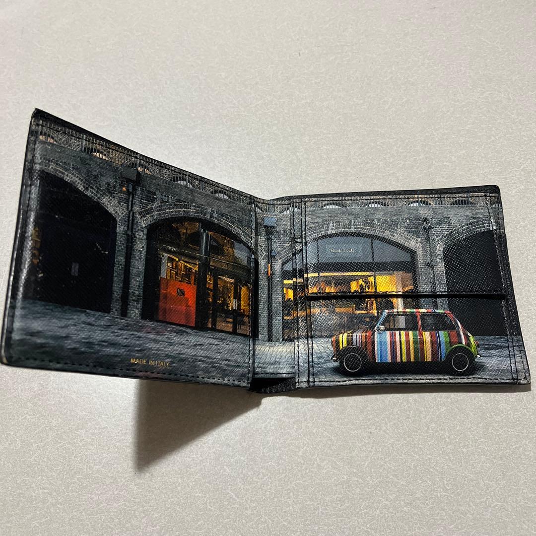 【美品】　Paul Smith ポール・スミスブラック 二つ折り財布