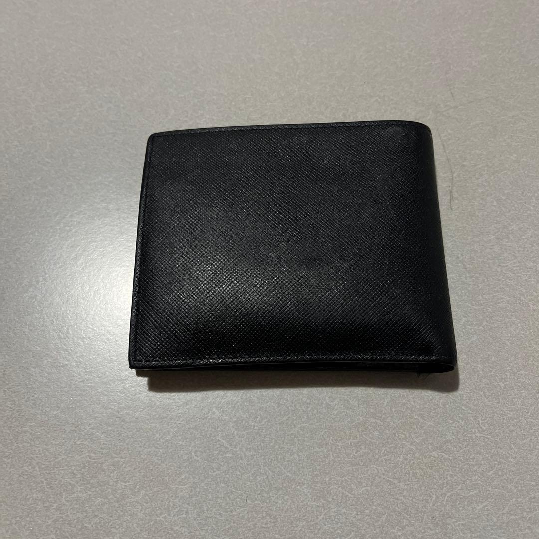 【美品】　Paul Smith ポール・スミスブラック 二つ折り財布