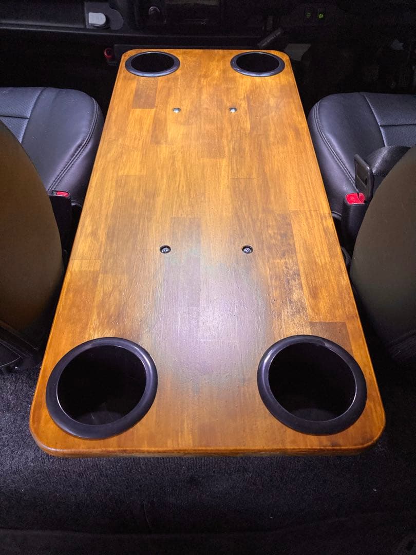 ハイエース　コンソール　フラット　テーブルワイド