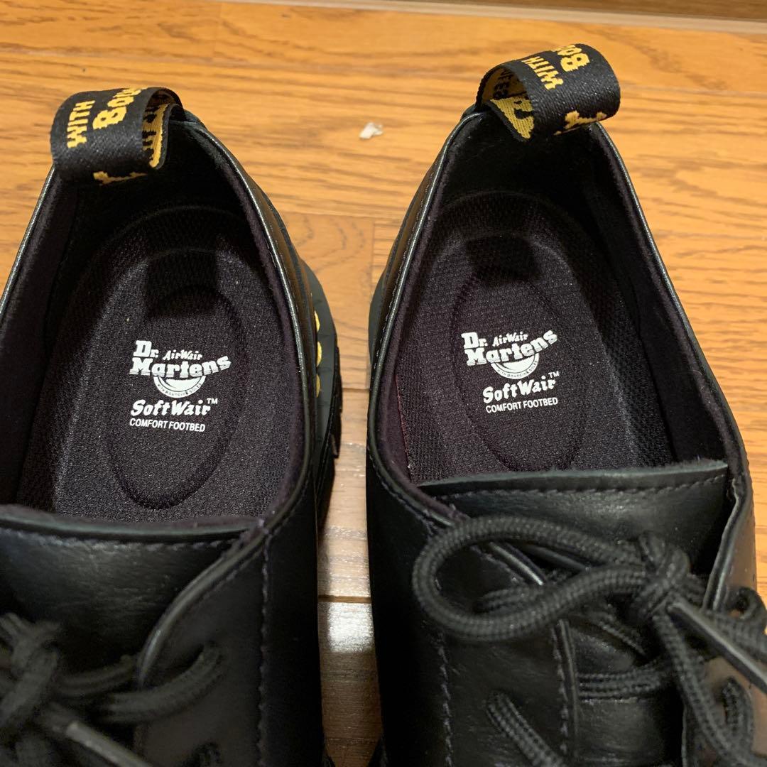 Dr. Martens ブラック ソフトウェア 厚底靴 27cm
