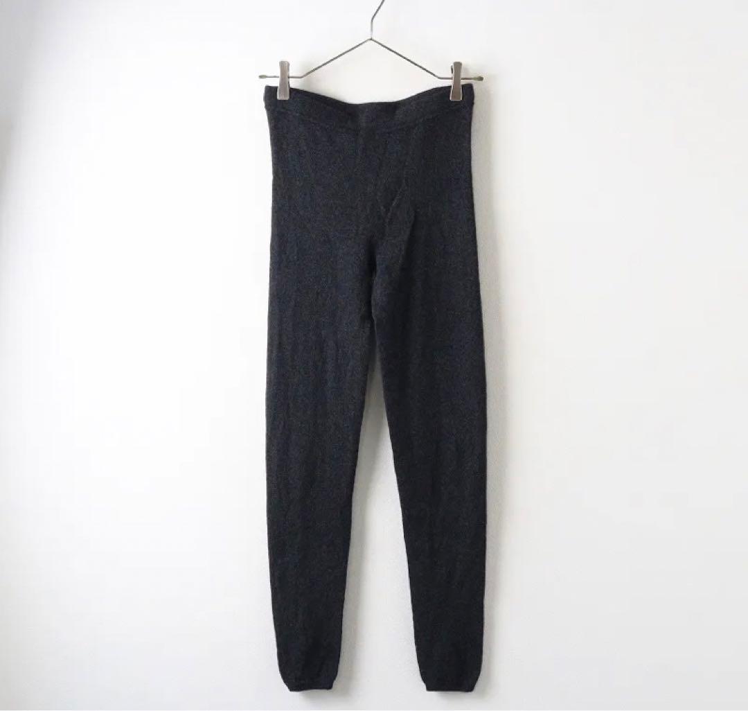 evam eva vie カシミヤ100%柔暖レギンスエヴァムエヴァ