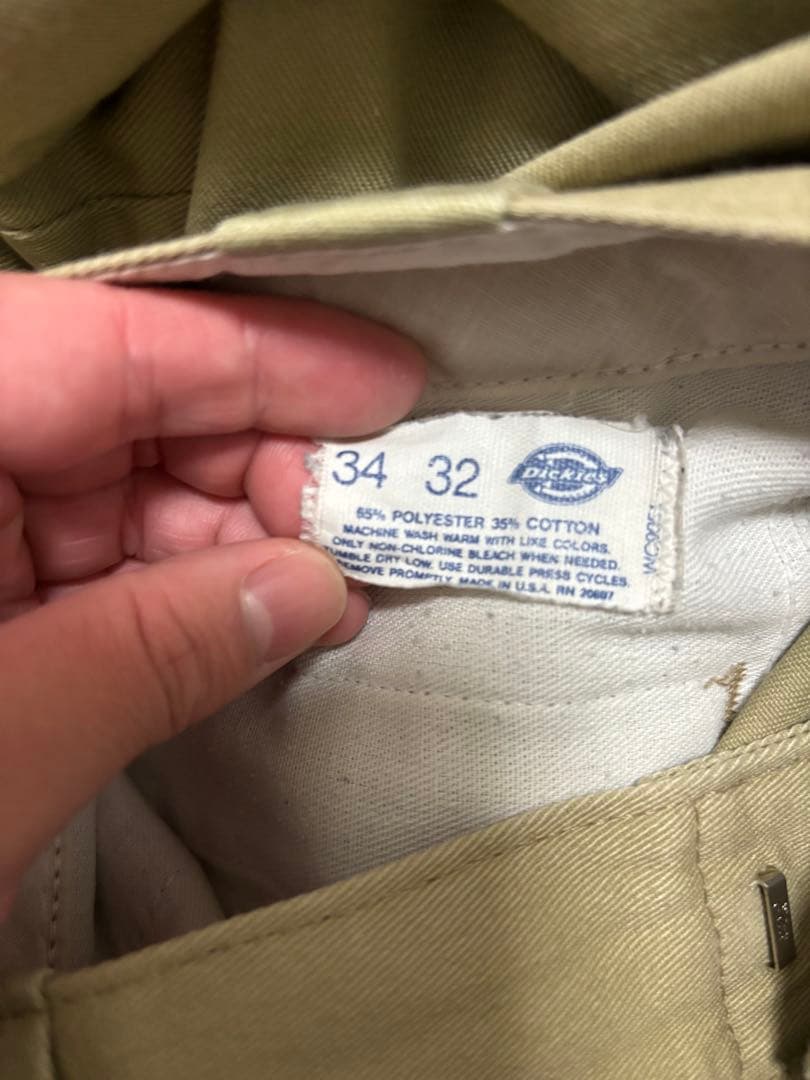 90s Dickies ワークパンツ W34 チビタグ