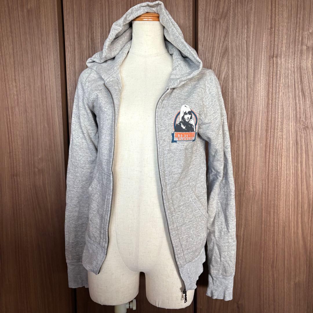 希少 ヒステリックグラマー　ヒスガール　ヴィンテージ　ジップパーカー　Fサイズ