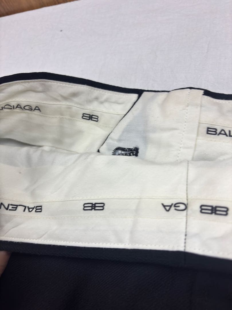 90s BALENCIAGA SPORTS archiveスラックス ブラック