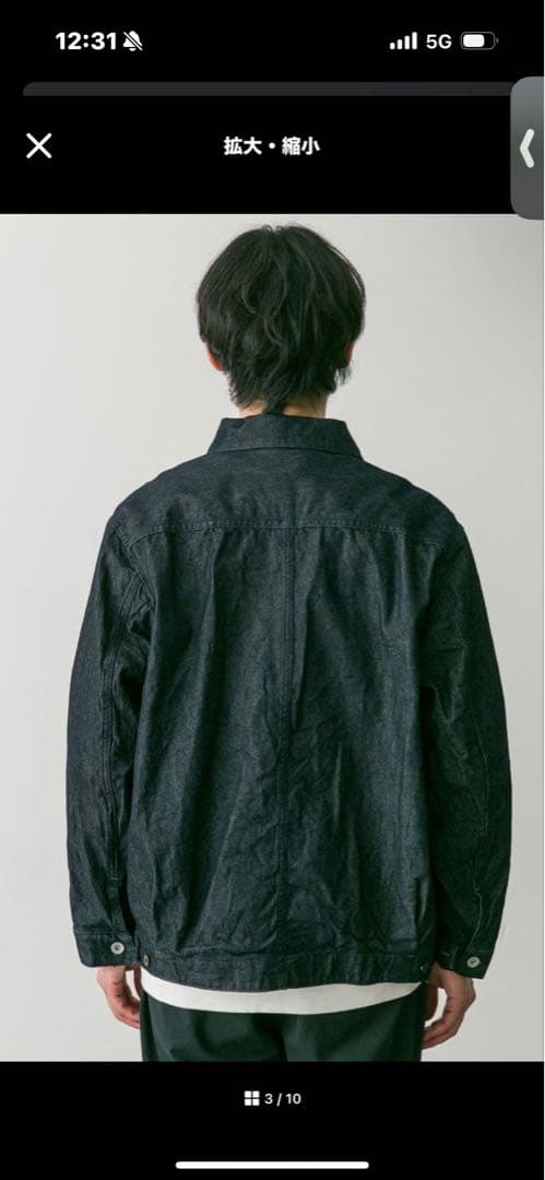 STILL BY HANDスティルバイハンド10ozデニムジャケット サイズ50