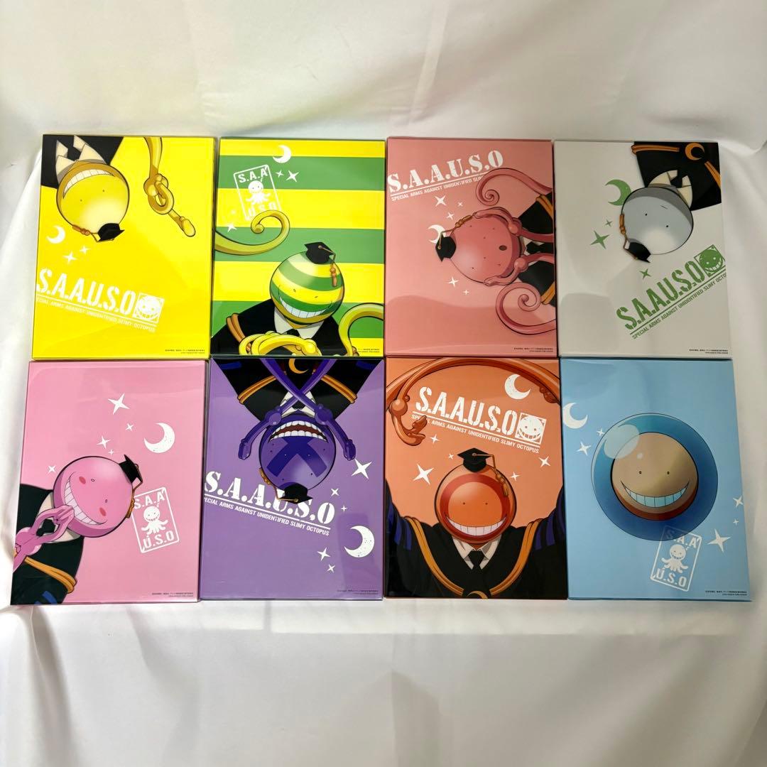 暗殺教室1期 DVD 初回生産限定版1〜8巻セット 収納ボックス付き