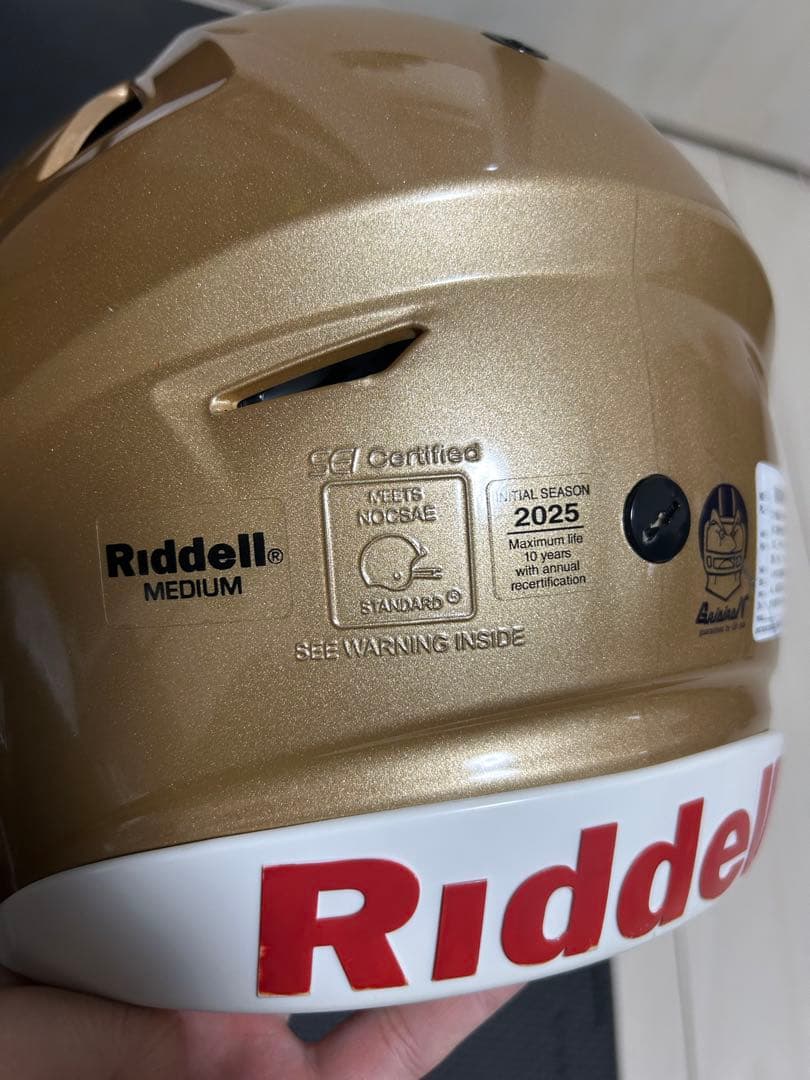 Riddell ヘルメット スピードフレックス ゴールド M