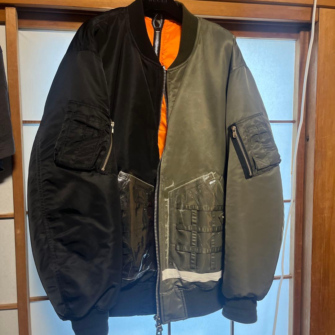 tsoloist フライトジャケット サイズ46 ソロイスト ブラックグレー