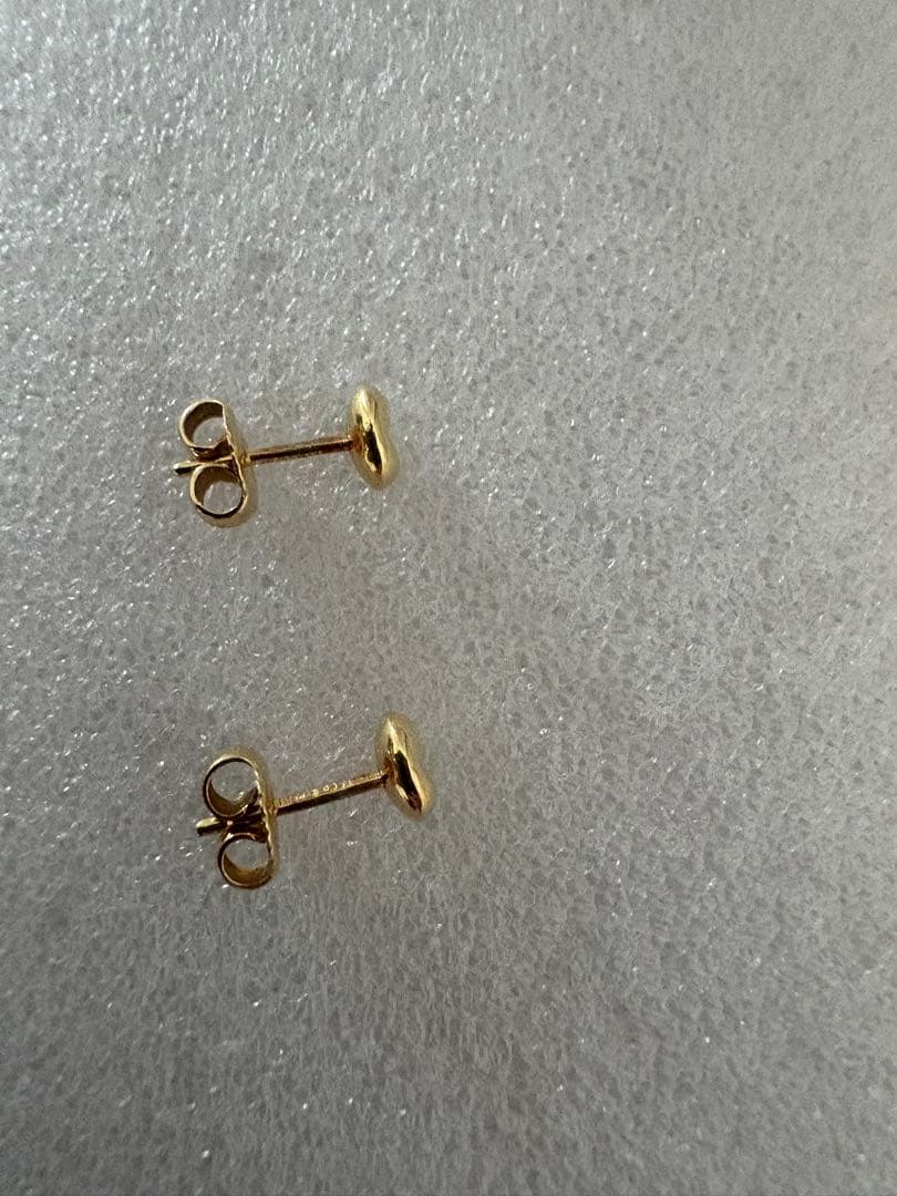 ティファニーピアス　k18 ゴールド イエローゴールド　金　18金