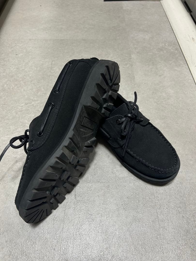 ◆Paraboot/MALO パラブーツ/マロ　別注ブラックスエード6 1/2