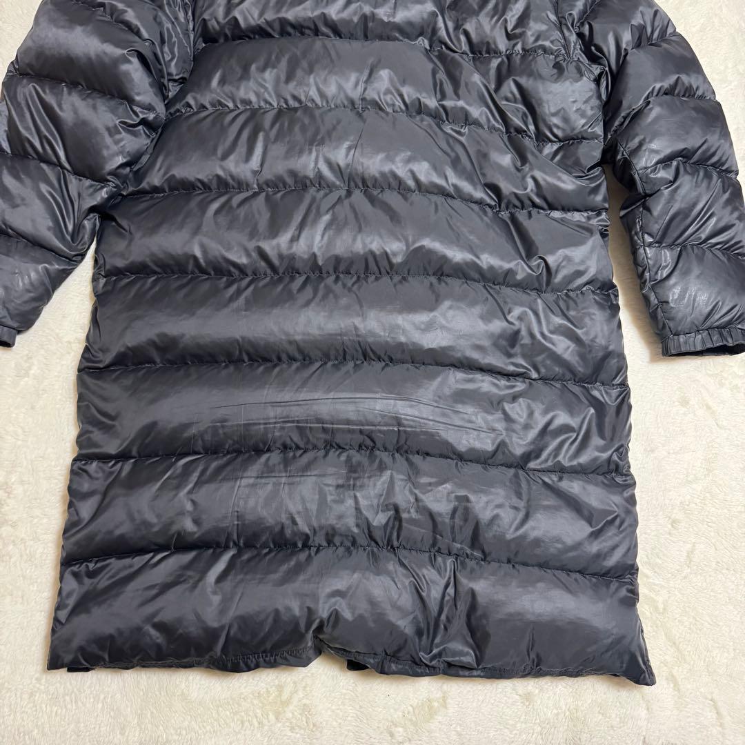 人気NIKE ダウンベンチコート　XXLサイズ　ブラック　ロング丈