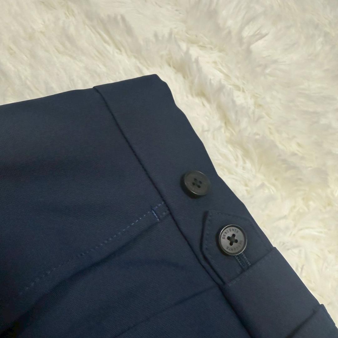 デサント　セットアップ　ネイビー　トラベルスーツ　ウエスト調節可 L相当