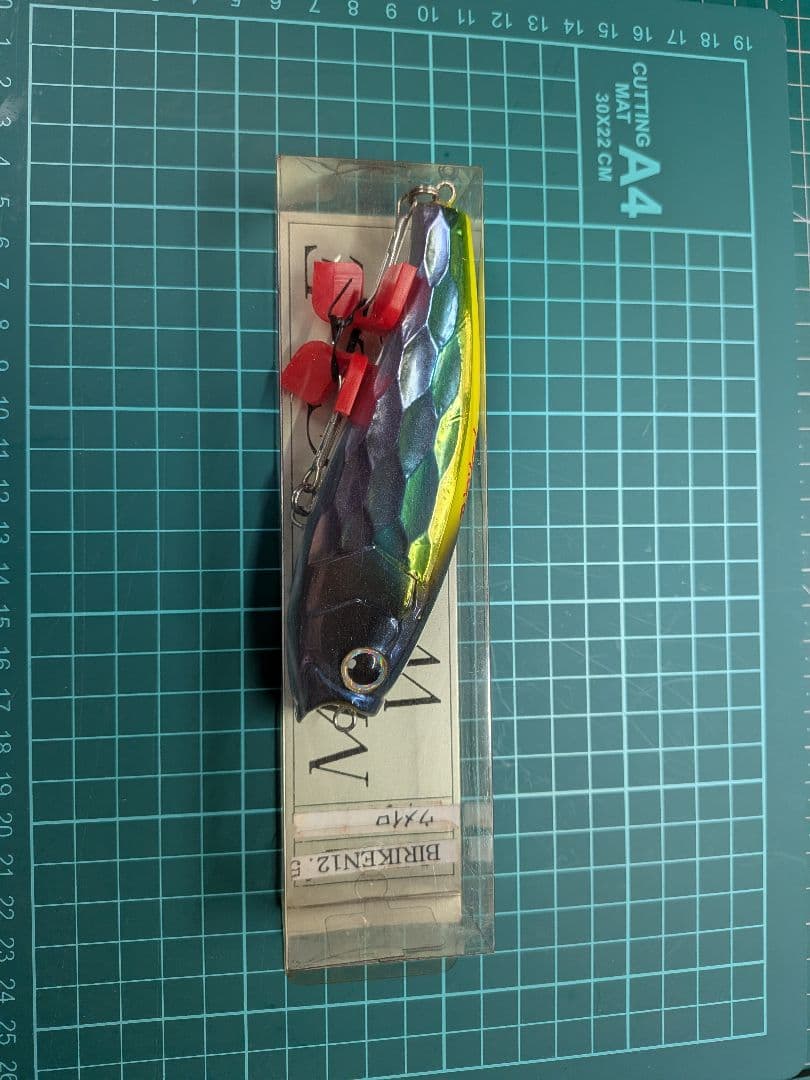 希少美品ミラクルワークスビリケンハンドメイドウッドルアー　 ウメイロ12.5cm