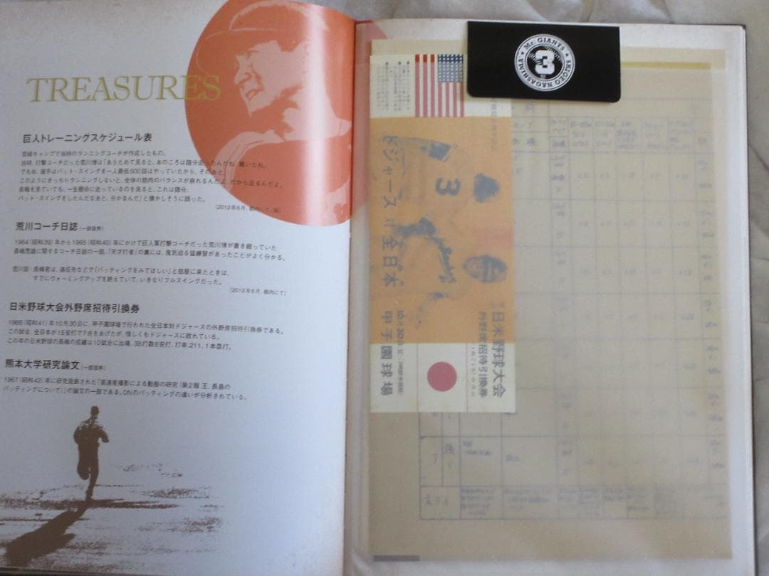 長嶋茂雄　ドリーム・トレジャーズ・ブック　監修：長嶋茂雄　産経新聞出版