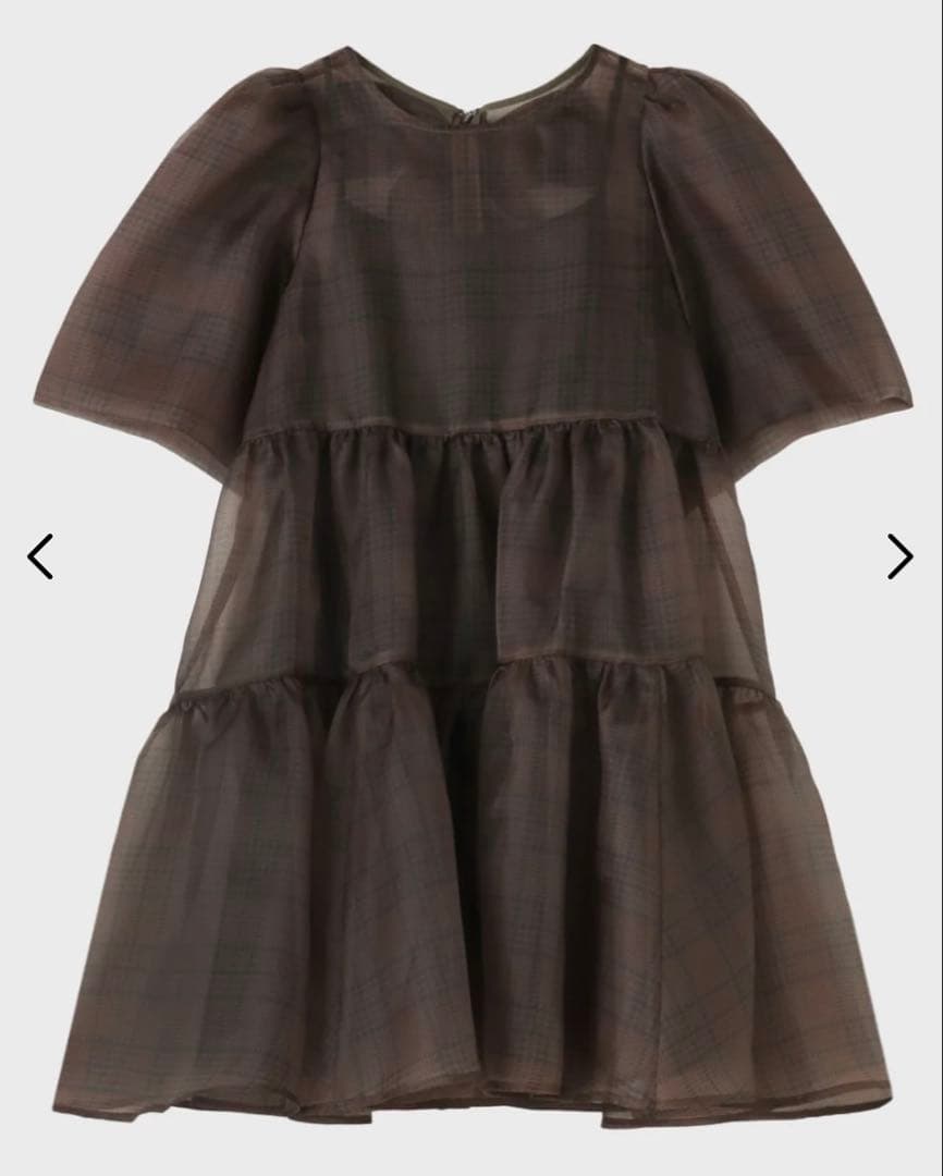 【即日発送】The toe Bellevue Dress (brown M)