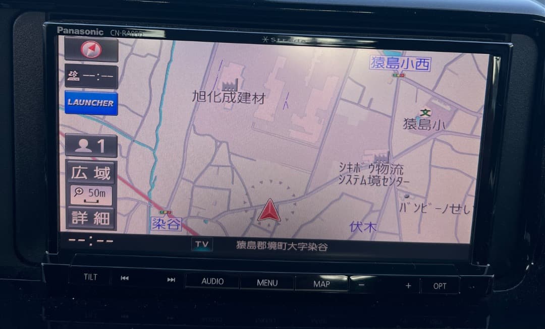 パナソニック CN-RA05D ナビ フルセグ。地図データ2018年版。