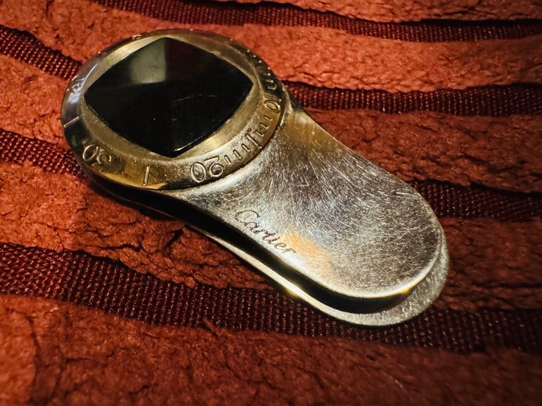 Cartier マネークリップ シルバー ブラック