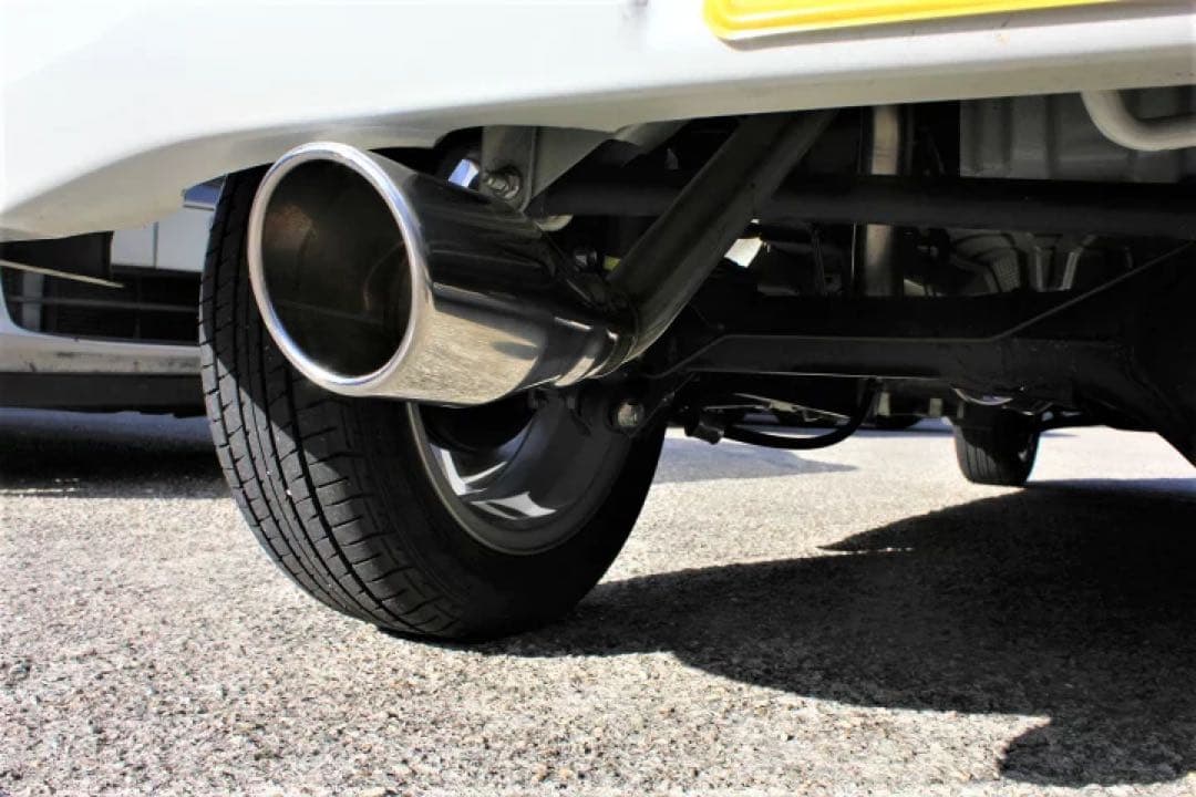 Bluefin スズキ エブリィ ワゴンDA17W1本出し SUS シルバー