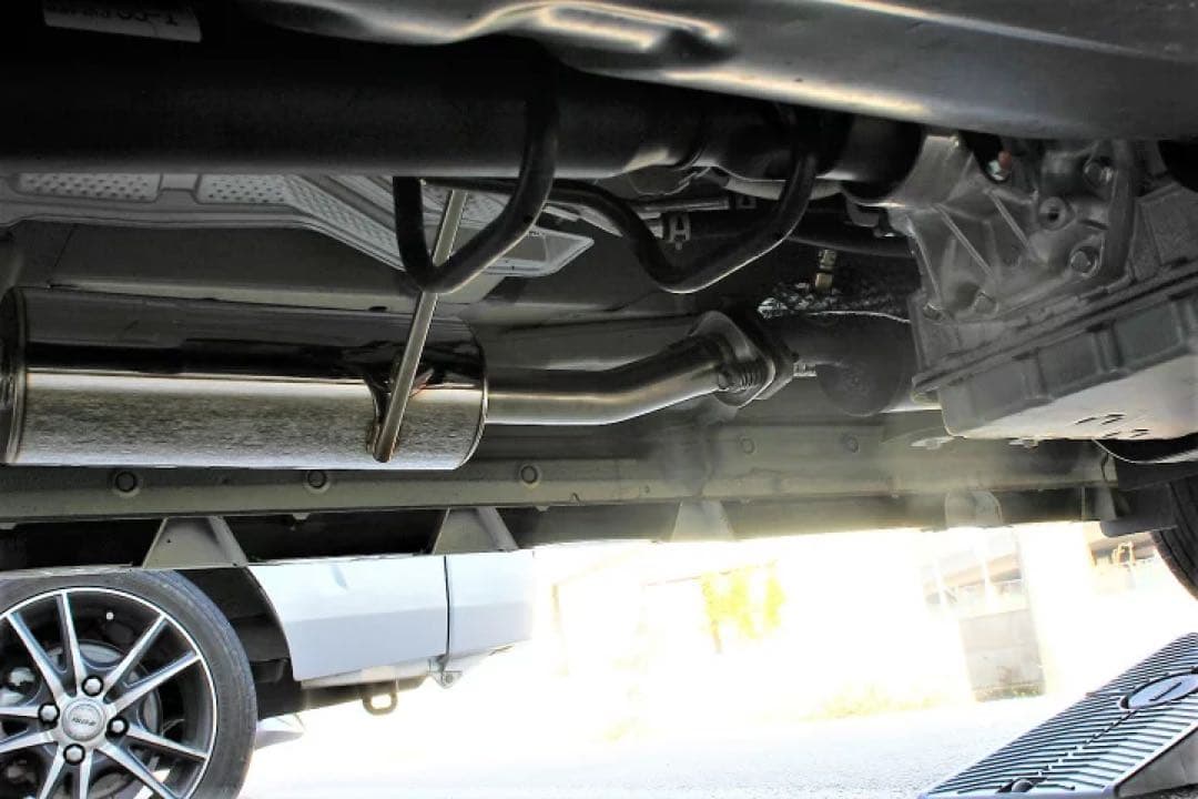 Bluefin スズキ エブリィ ワゴンDA17W1本出し SUS シルバー