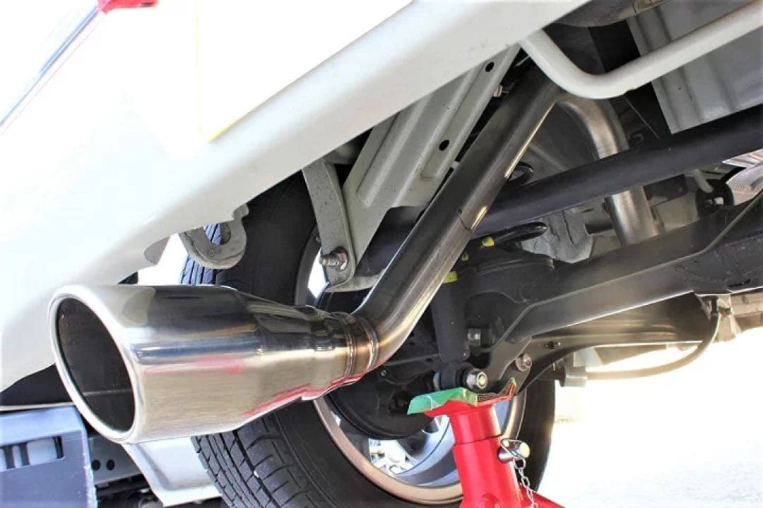 Bluefin スズキ エブリィ ワゴンDA17W1本出し SUS シルバー