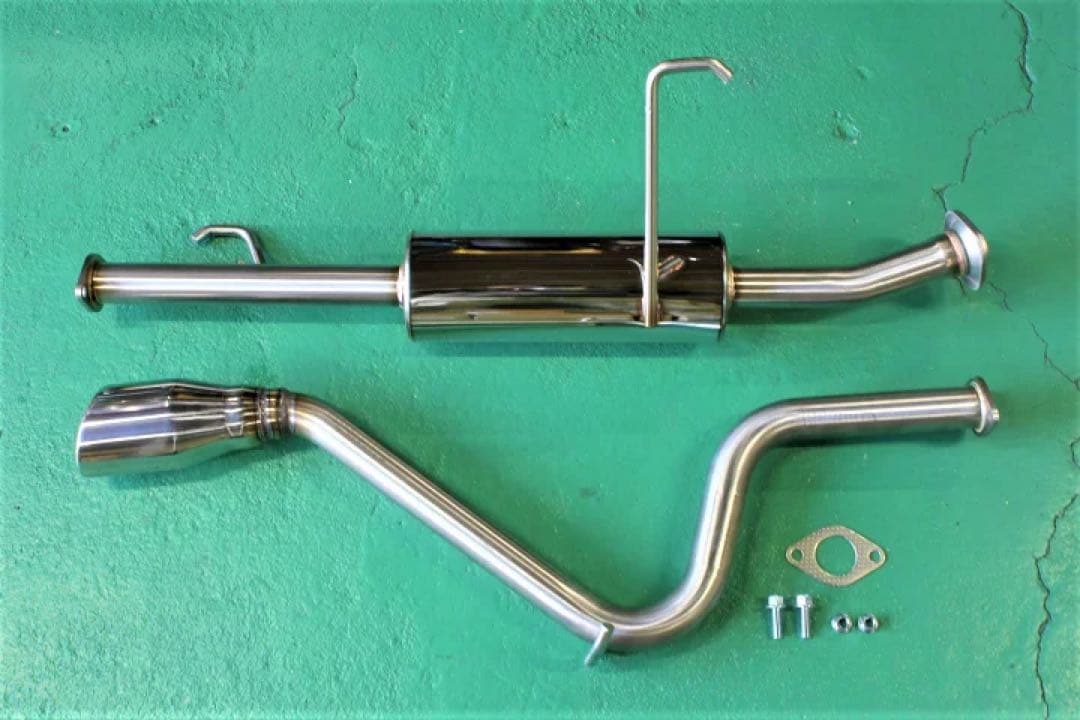 Bluefin スズキ エブリィ ワゴンDA17W1本出し SUS シルバー