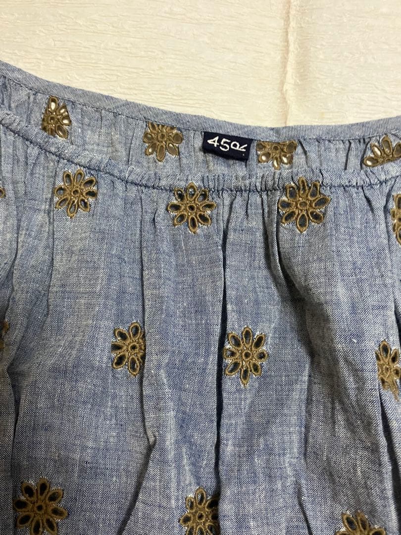 45R カットワークチュニック