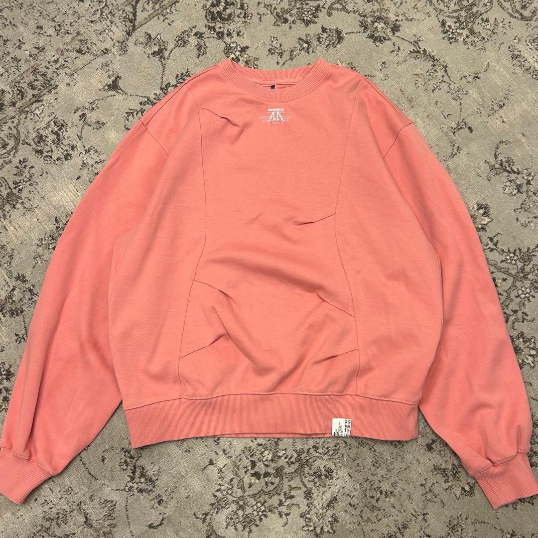 美品　ADERERROR ピンク スウェット アーダーエラー　Nolc logo