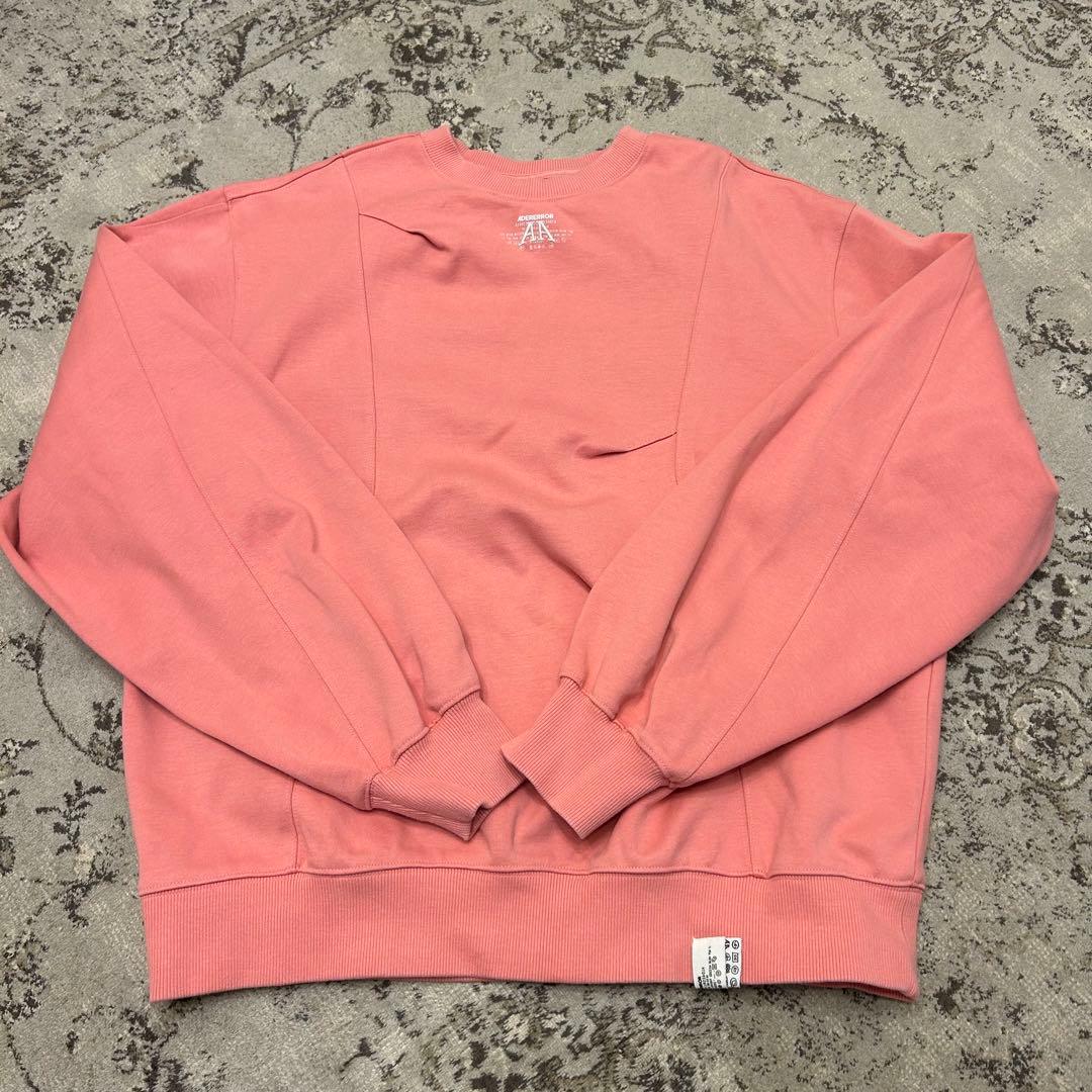 美品　ADERERROR ピンク スウェット アーダーエラー　Nolc logo
