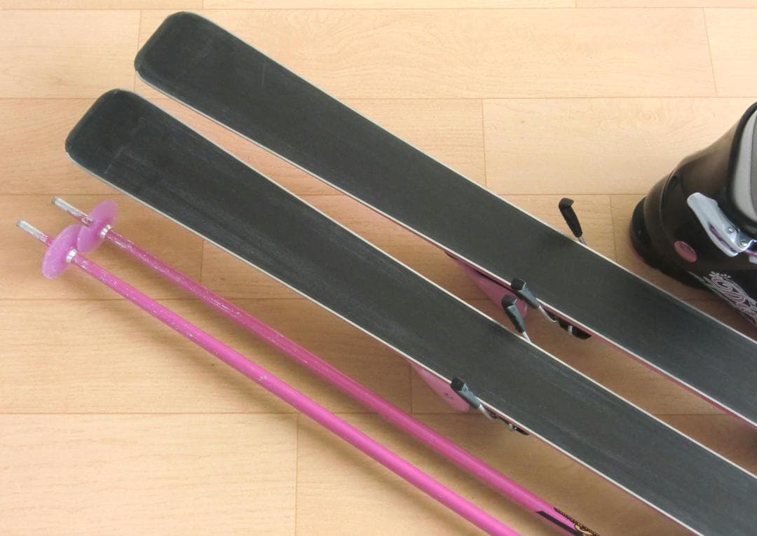 ■■送料無料■PURECONSCIOUS■子供用スキーセット■板130/靴23■