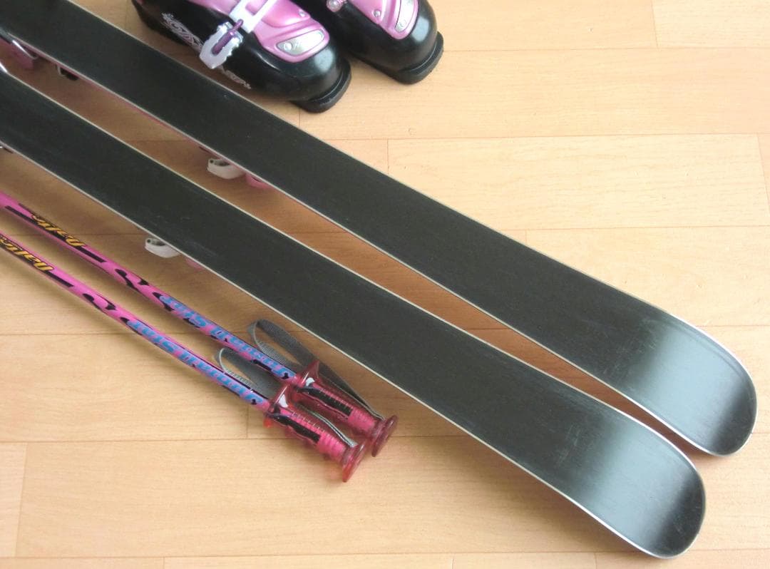 ■■送料無料■PURECONSCIOUS■子供用スキーセット■板130/靴23■