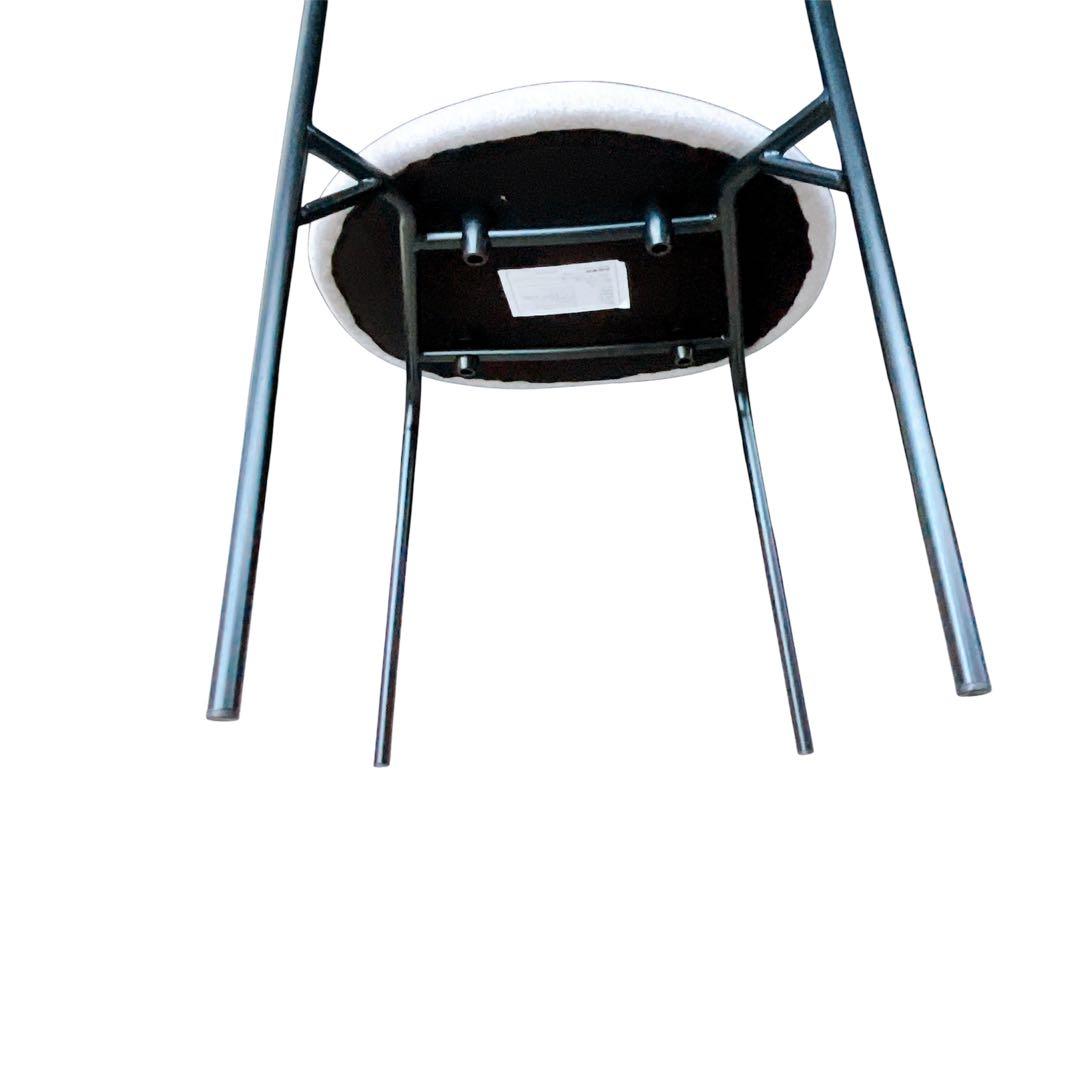 関家具　カペルⅢダイニングチェア座面ライトグレー　ウォルナット　2脚セット