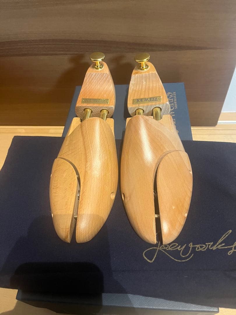 そ*ん様 JOE WORKS camel革 sprit toe derby