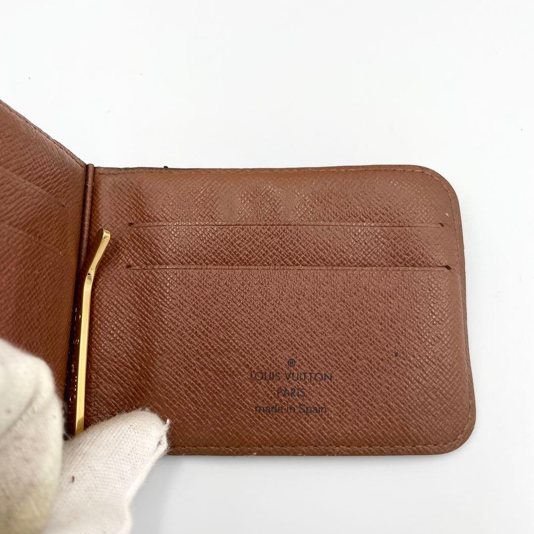 LOUIS VUIITTON ルイヴィトン マネークリップ　モノグラム　札入れ