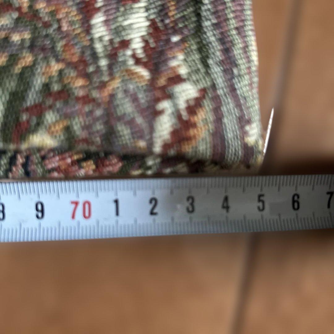 旧西ドイツ製　ゴブラン織円形テーブルクロス 150cm 70’sヴィンテージ