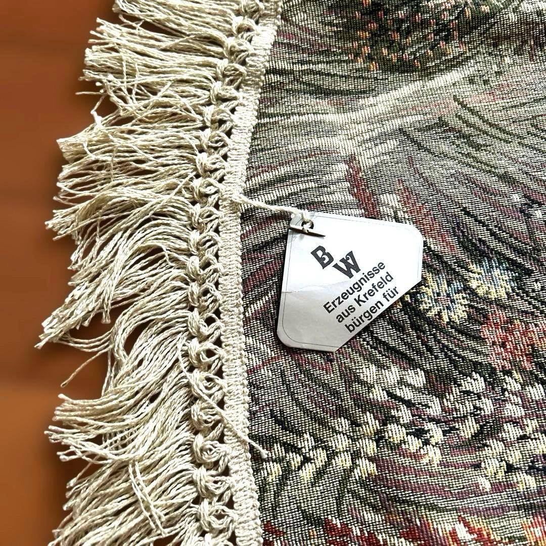 旧西ドイツ製　ゴブラン織円形テーブルクロス 150cm 70’sヴィンテージ