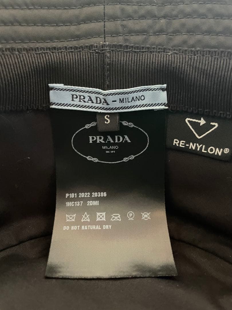 【美品】プラダ　Prada 帽子　Re-Nylon バケットハット