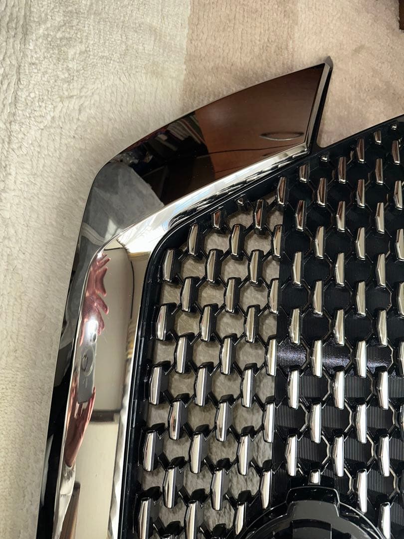 セレナオーテックC27純正前期ブラックソリッドメッシュグリル