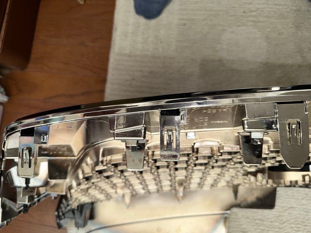 セレナオーテックC27純正前期ブラックソリッドメッシュグリル