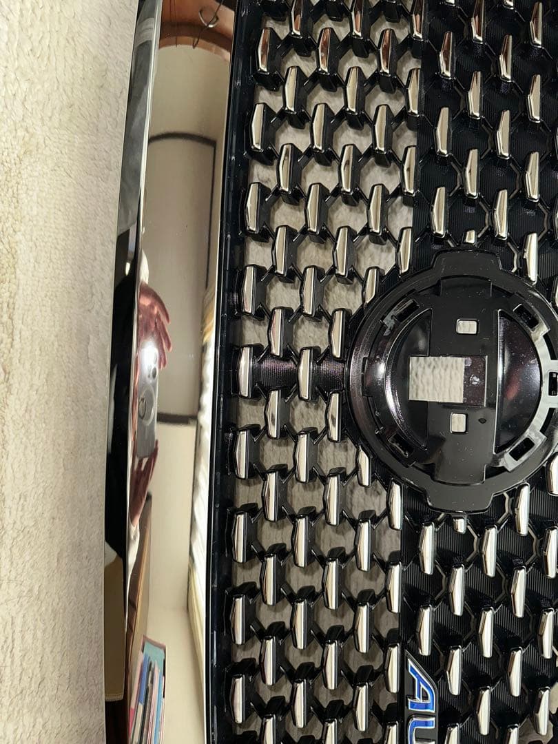 セレナオーテックC27純正前期ブラックソリッドメッシュグリル