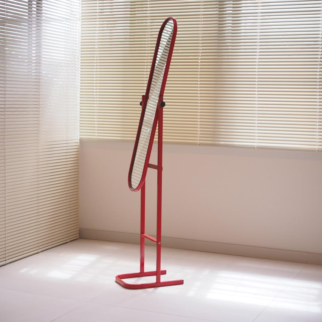 ミッドセンチュリー 80s レトロポップ スタンドミラー