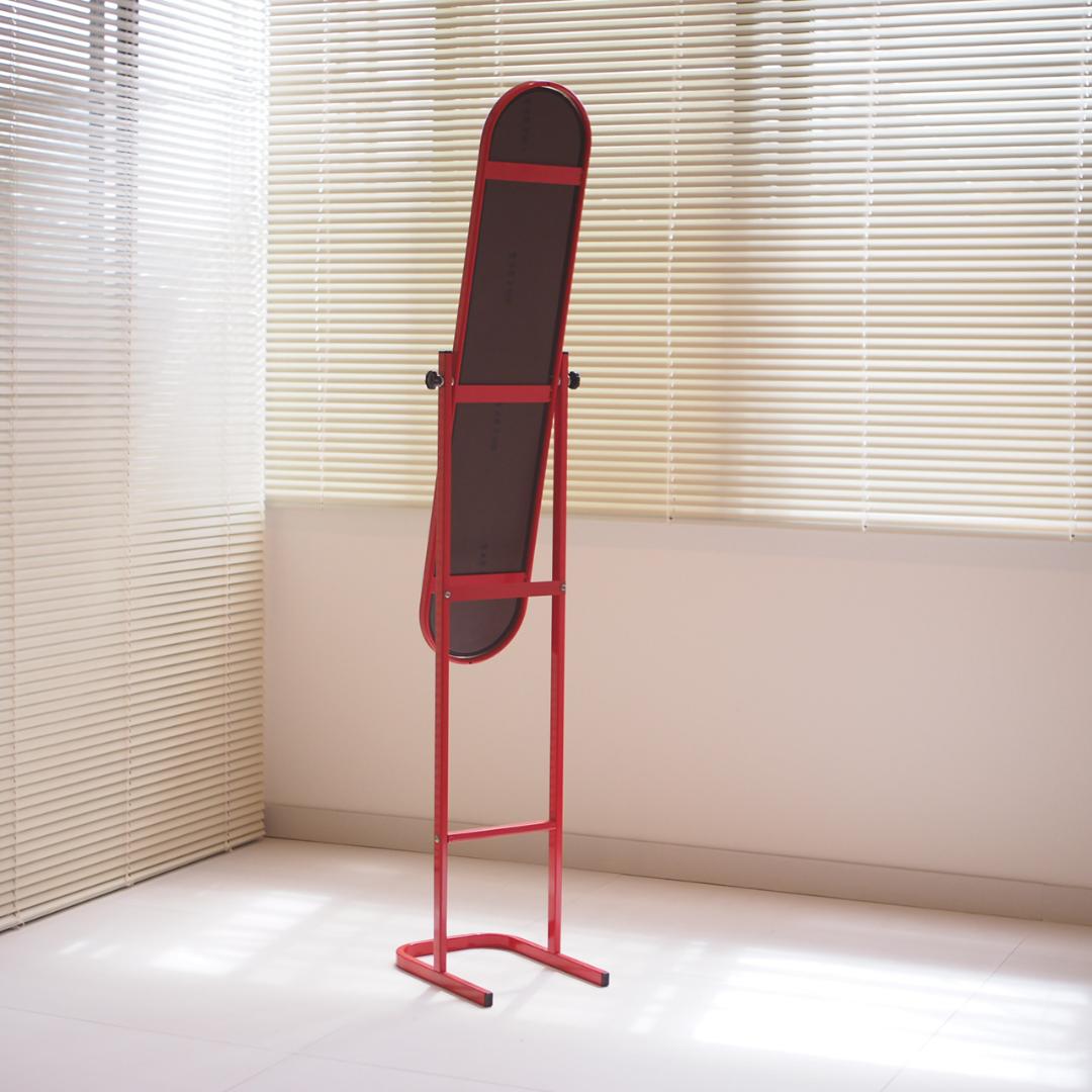 ミッドセンチュリー 80s レトロポップ スタンドミラー